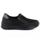 2. Women's comfortable black textile shoes Unisoft 9026