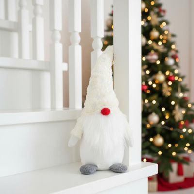 12. DECORATIVE gnome dwarf white 45cm