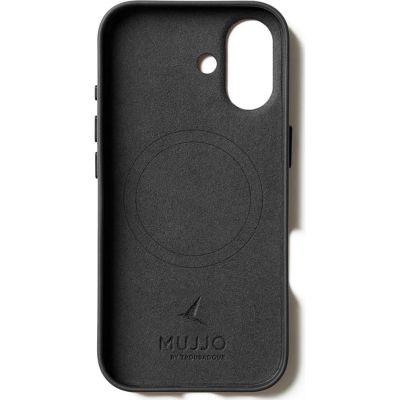 3. Mujjo iPhone 17 Black Leather Case