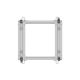 7. Open Rack 19'' 12U 600x600-1100 adjustable gray Lanberg
