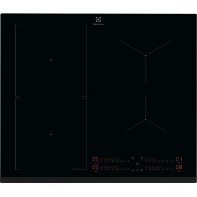 88. ELECTROLUX EIS62453 SaphirMatt induction hob 60 cm | SenseBoil | PowerBoost | timer | matt black | frameless