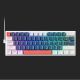 4. Machenike K500-B61 Wired Mechanical Gaming Keyboard with Backlight Blue Switch - Blue and White