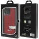 7. Audi Synthetic Leather case with MagSafe for iPhone 15 Pro Max - red