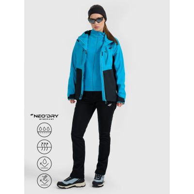 Women's trekking jacket 10000 membrane 4F 4FWAW25TTJAF1011-33S