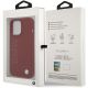 7. BMW Silicone Big Logo MagSafe case for iPhone 15 Pro - red