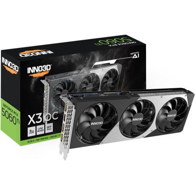 3. INNO3D GeForce RTX 5060 Ti X3 OC NVIDIA 8 GB GDDR7