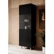 3. PAFOS display cabinet 60x40x182 black matt