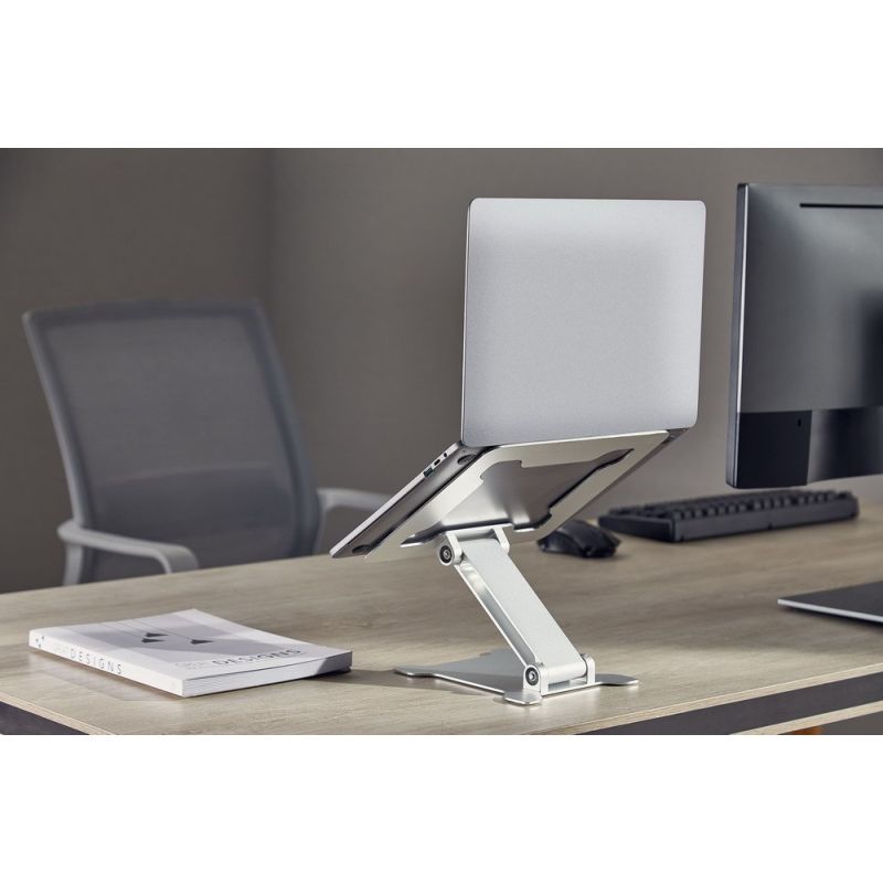 3. GEMBIRD FOLDABLE NOTEBOOK STAND 15.6" SILVER
