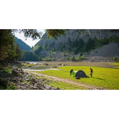 15. Coleman Pingora 3 BlackOut Green, Gray Multi-Person Tent