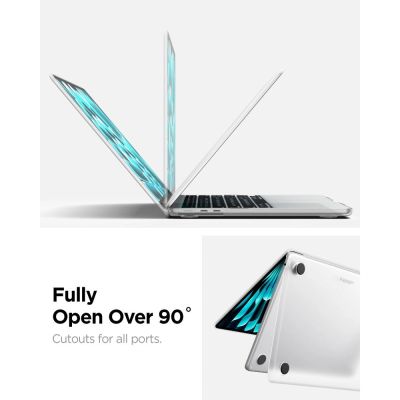 9. Spigen AirSkin Case for MacBook Air 13" 2023/2024/2025/2026 - Transparent