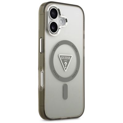 4. Guess IML Gradient Triangle Logo MagSafe case for iPhone 17 - olive