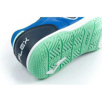 6. Joma Top Flex 2604 indoor football shoes for kids, blue
