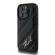 2. Karl Lagerfeld Quilted Signature iPhone 16 Pro Max Case - Black
