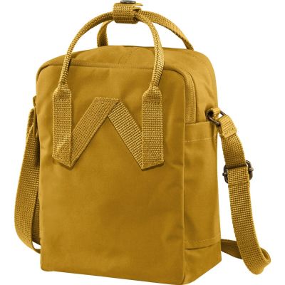 2. Fjällräven KANKEN SLING Vinylon Ochre Unisex Shoulder Bag