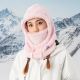 3. Qunature Arctic Velvet Ski Balaclava Size L - Pink