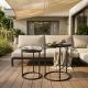 7. 2-IN-1 COFFEE TABLE SET, WOODEN TABLETOP 30/40CM
