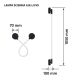 7. Activejet AJE-AJE-LIVIO WW LED wall lamp