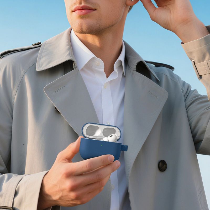 5. AmazingThing Glamour AirPods Pro 3 Protective Case - Blue