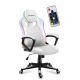3. Huzaro Force 2.5 RGB WHITE MESH Gaming Chair