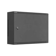 TPR INSTALLATION CABINET 10" & 19" WITH MESH BOARD 560X420X180 BLACK LANBERG (ASSEMBLED)
