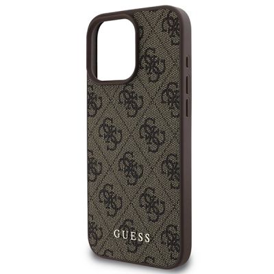 6. Guess 4G Classic iPhone 16 Pro Max Case - Brown