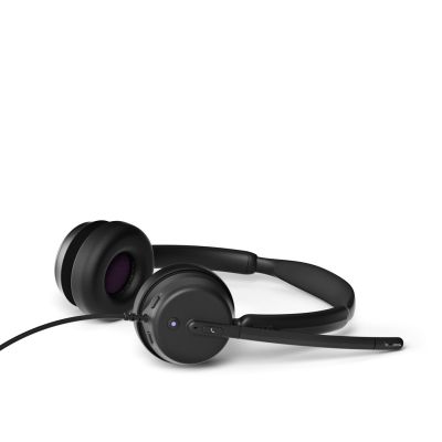 6. Epos Impact 460T USB-C Wired On-Ear Headphones + USB-A Adapter