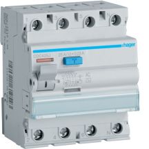 4P 25A/30MA HAGER differential circuit breaker (CDC425J)