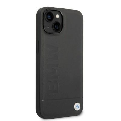 4. Case BMW BMHMP14SSLLBK iPhone 14 6.1 "black / black hardcase Signature Logo Imprint Magsafe