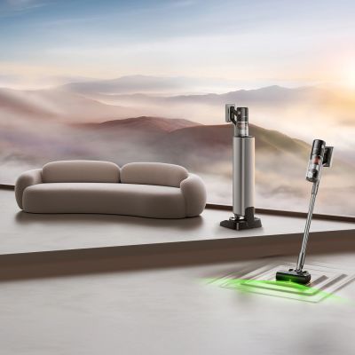 14. UWANT V800 Upright Vacuum Cleaner with Self-Emptying Station - Gray