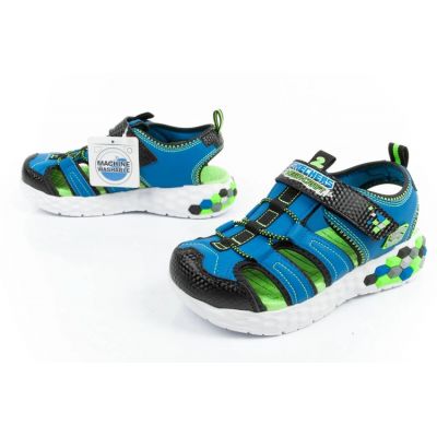 9. Skechers Jr. 402213L/BBLM Sandals