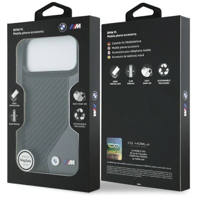 8. BMW M Carbon Logo MagSafe case for iPhone 17 Pro Max - graphite