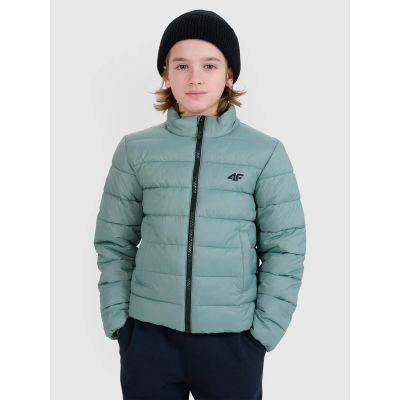 Boy's down jacket with synthetic filling 4F 4FJWSS25TDJAM520-41S