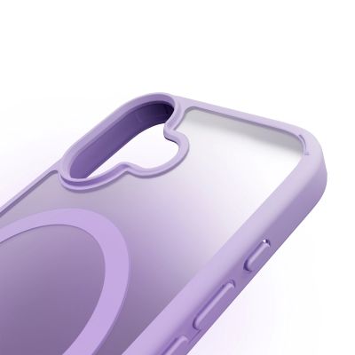7. Puro Gradient TPU MagSafe Compatible Case for iPhone 17 - Purple