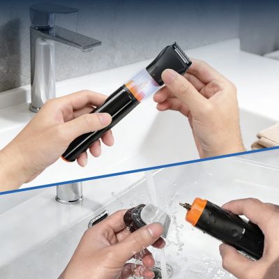 11. MAXGROOM JK-666 6-in-1 trimmer for beard, hair, body, nose and ears IPX6 - black
