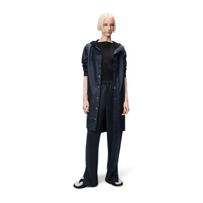 3. Rains unisex long rain jacket LONG JACKET W3 12020 47 NAVY