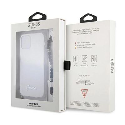 8. Guess GUHCP12LKPSBK iPhone 12 Pro Max 6.7" Transparent hardcase Black Pearl