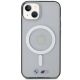 3. BMW BMHMP14SHCRS iPhone 14 6.1" case transparent hardcase Silver Ring MagSafe