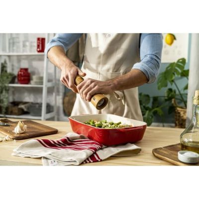 8. Staub Rectangular Ceramic Platter - 4.5 Liters, Red