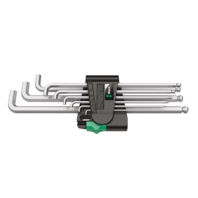 Wera 05073594001 Allen Key L-Shaped Allen Key Set Metric/Imperial 9 pcs.