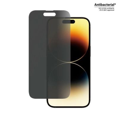 2. PanzerGlass Classic Fit antibacterial privacy glass for iPhone 14 Pro