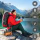30. Extralink Solar Emergency Radio with Crank Dynamo Powerbank 4000mAh with SOS Flashlight SR-4000 Portable Analog Black, Orange