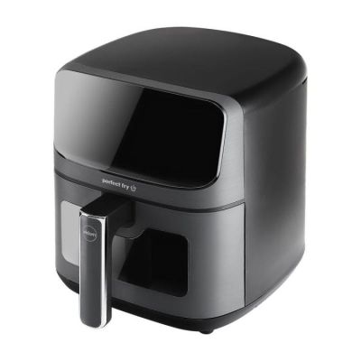 3. ELDOM FAT-FREE FRYER FR45 FRITELO 1500W TEMP REGULATION 80-200°C GLASS WINDOW IN THE CONTAINER TOUCHSCREEN CONTROL PANEL