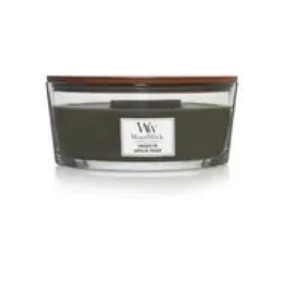 5. WoodWick Frasier Fir Candle Ellipse Gray 1 pc.