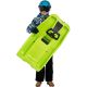 4. PLASTIC SLED WITH BRAKE AND STEERING WHEEL MIKOŁAJ 97x53x25CM BLACK