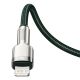 6. Baseus Cafule PD 20W USB-C - Lightning Cable with Metal Tips 2m - Green