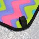 12. METEOR PICNIC BLANKET 200x200 cm XXL zigzags multicolor