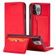 2. Magnet Card Case for iPhone 13 Pro Max Pouch Card Wallet Card Holder Red