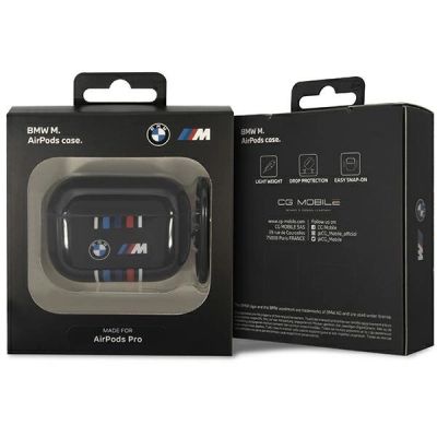 3. BMW BMAP22SWTK AirPods Pro cover black/black Multiple Colored Lines