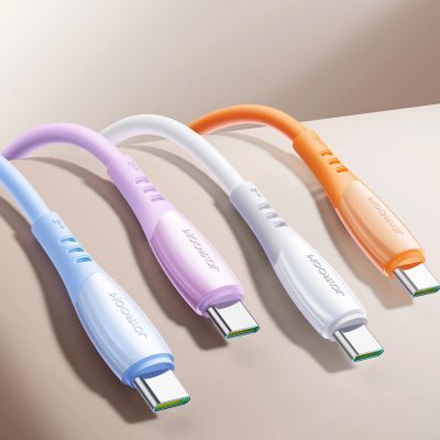 10. Joyroom S-A59 Vibrant Series 3A USB-A - USB-C Cable 1.2m - Orange