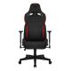 8. SENSE7 Sentinel Gaming Chair Upholstered Seat Black, Red